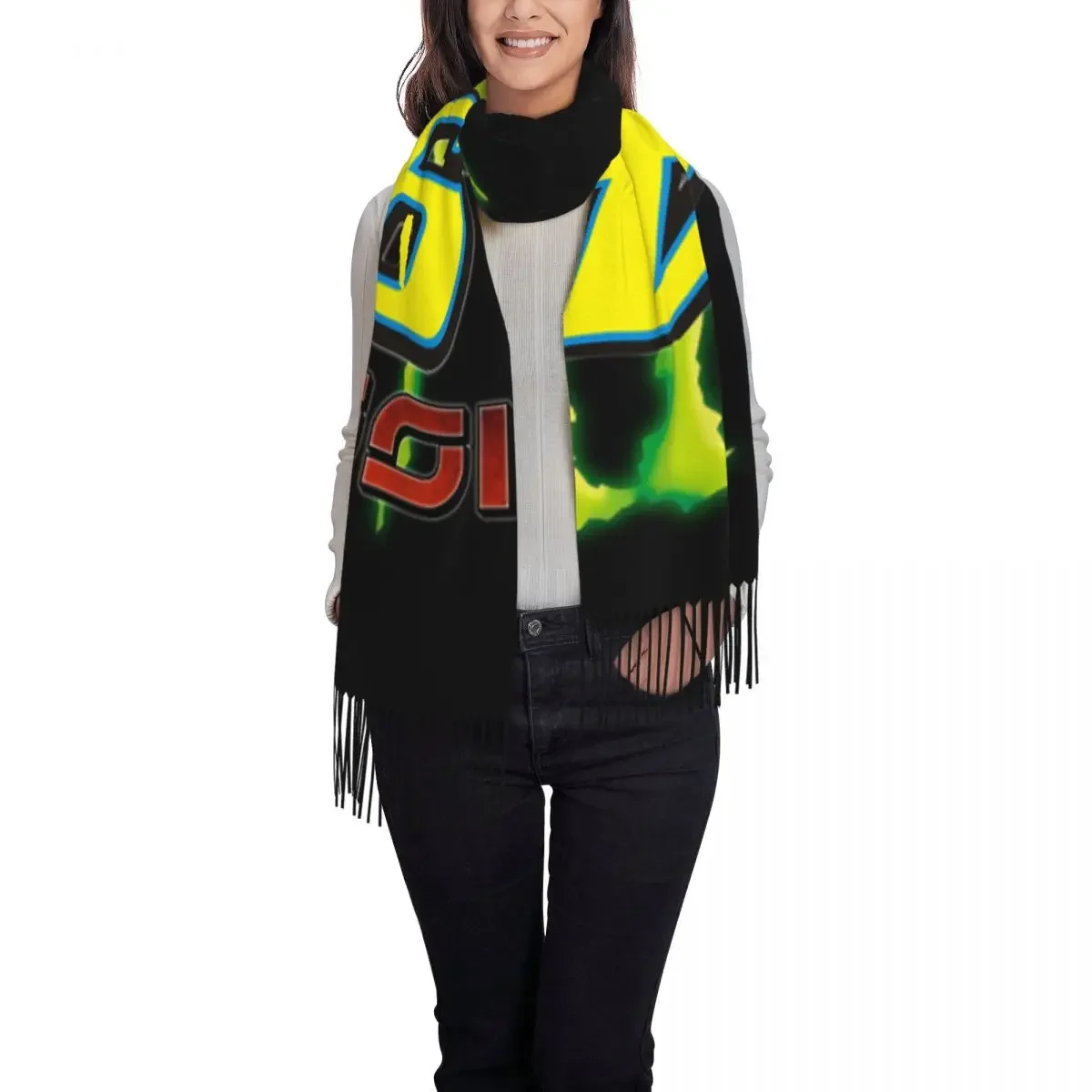 Rossi Scarf Wrap Women Long Winter Warm Tassel Shawl Unisex Scarves