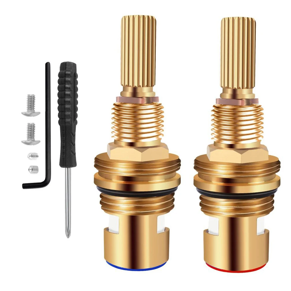 

Модернизация кухни, нижний диаметр 0,7 дюйма, набор латунных клапанов, совместимый с умывателями для автофургонов, простая установка, сердечник крана