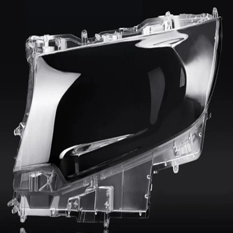 HTTCY لتويوتا برادو 2017 2018 2019 الجانب الأيمن سيارة غطاء المصباح رئيس ضوء مصباح شفاف عاكس الضوء قذيفة زجاج عدسة #3