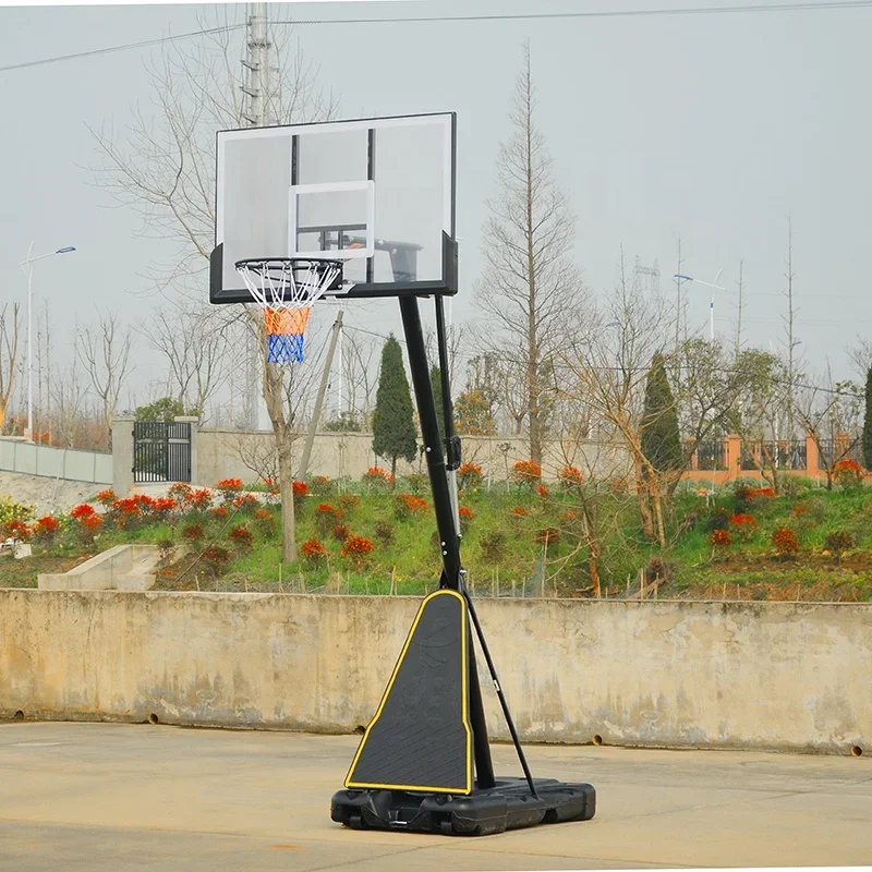 Quickly Height Adjusted Basketball Stand 7.5-10ft Portable Basketball Hoop Goal Outdoor Indoor