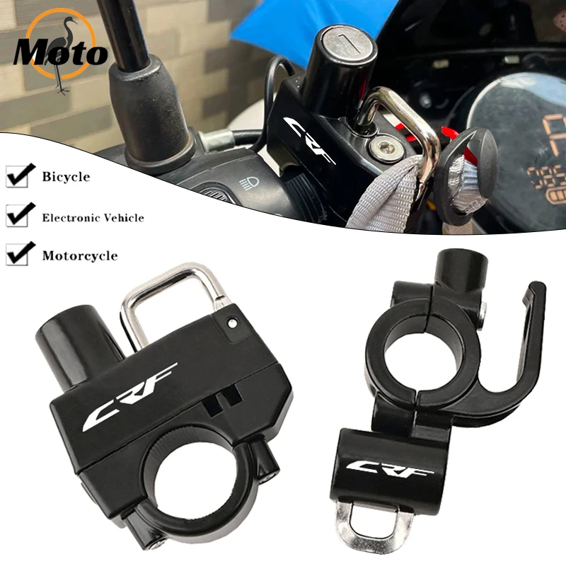 For HONDA CRF 150 250 450 CRF150 R/F CR450 R/X/RX CRF230F CRF250 R/X/L/M Motorcycle Accessories Helmet Lock Anti-Theft Helmet