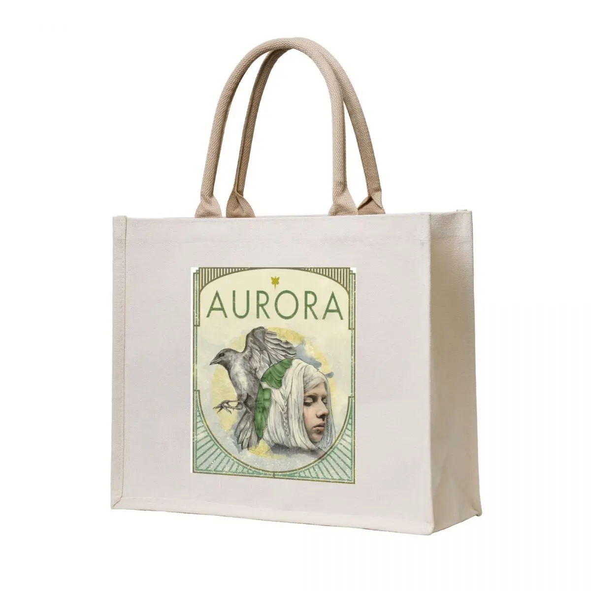 

Aurora Aksnes Greenbird Tote Bag sacs de shopping personalized tote Large bags for women
