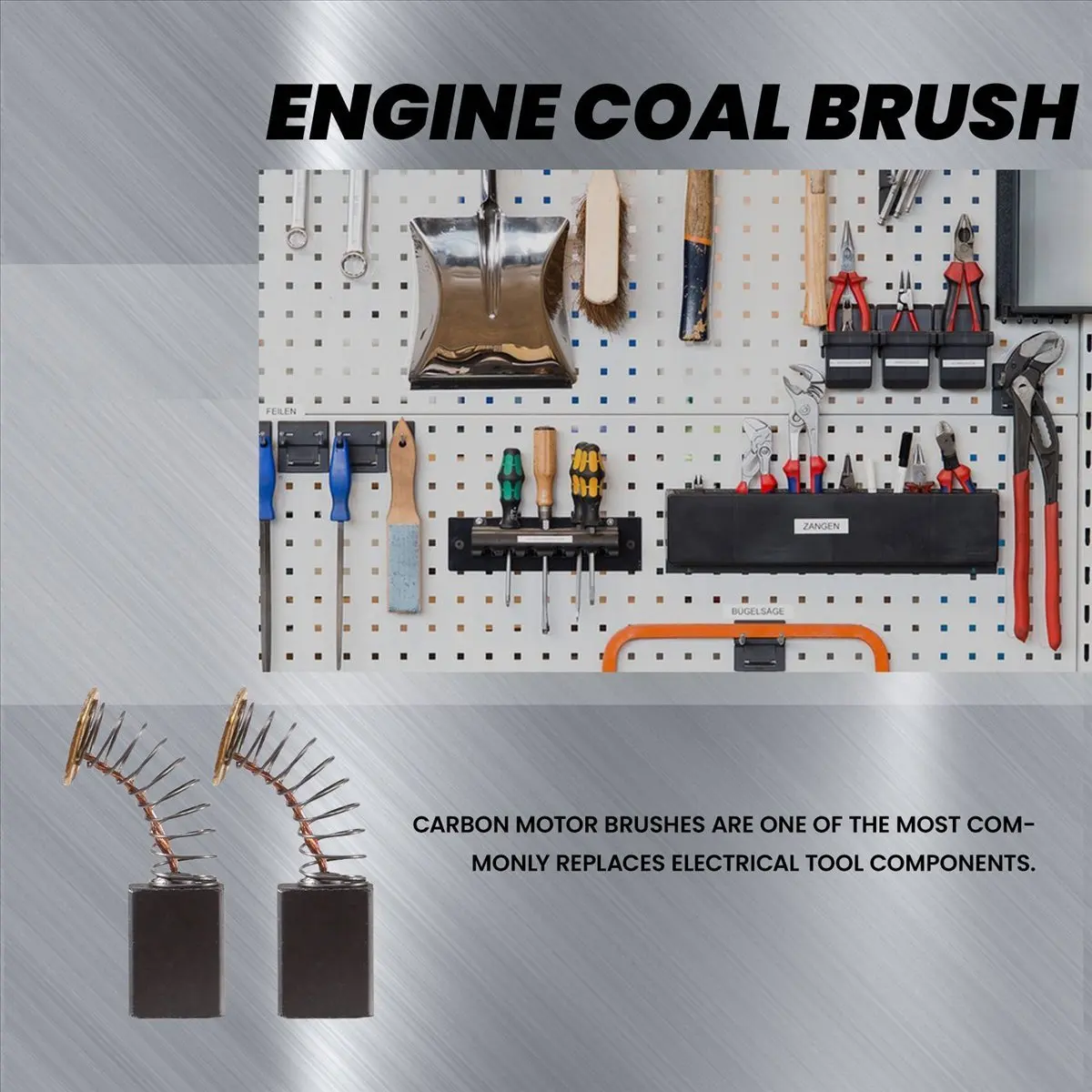 ABFW 2 pairs 12 x 9 x 6 mm coal brushes Electric tool for electric percussion motor