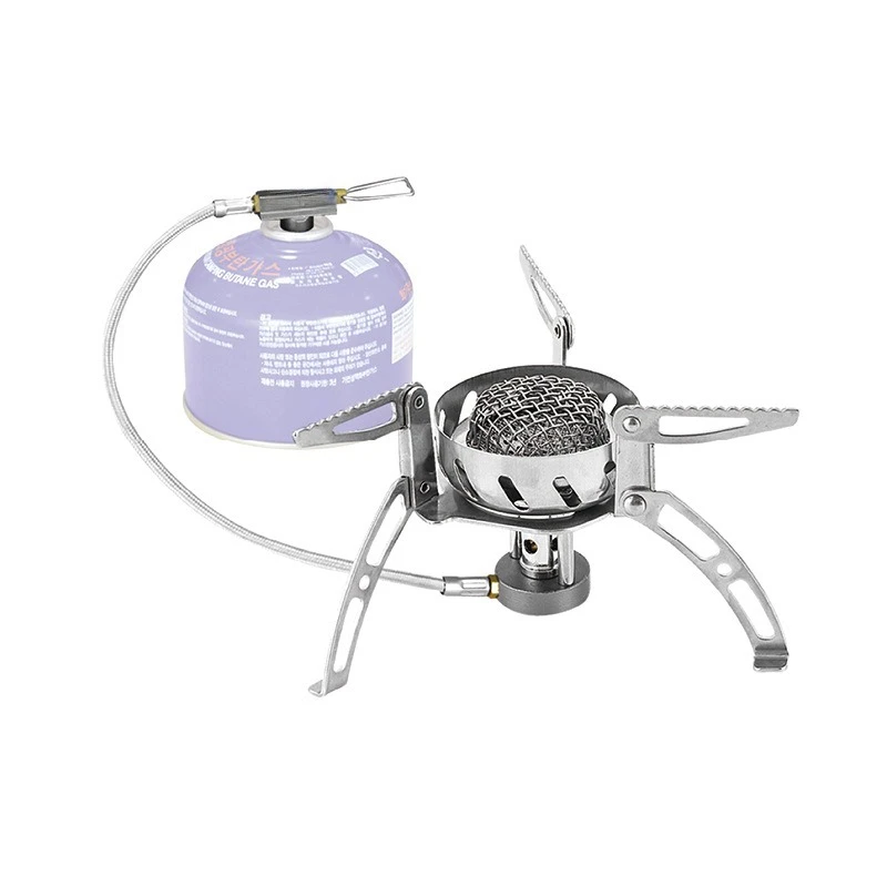 

High mountain gas stove outdoor camping split gas stove windproof stove head portable mini boiling water rotary