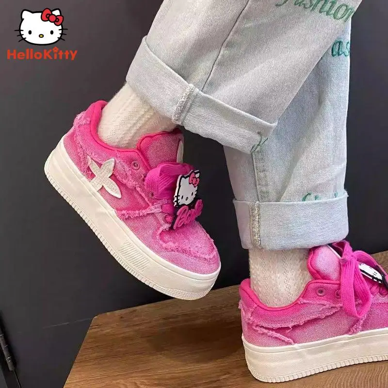 Anime Shoes Cartoon Student scarpe di tela traspiranti Kawaii primavera autunno Sneakers versatili scarpe da corsa antiscivolo scarpe Casual