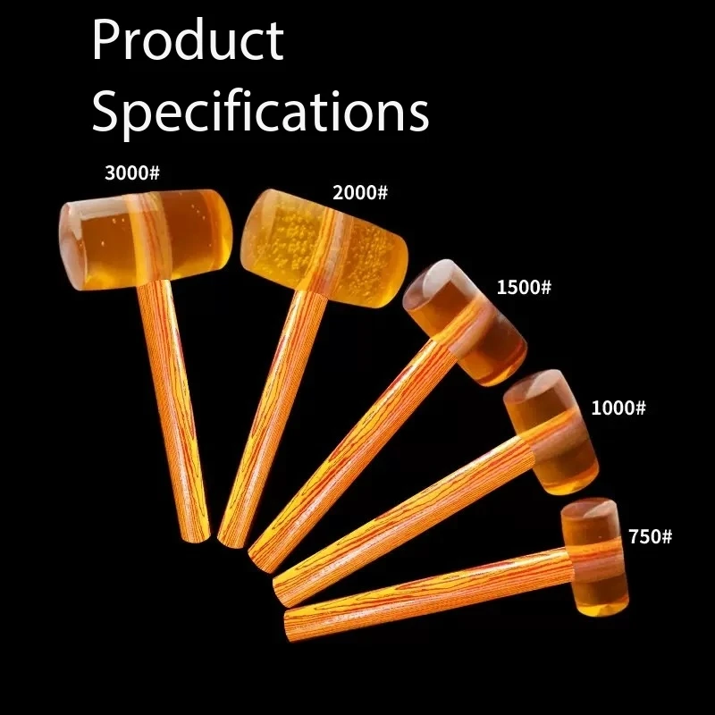 Solid wood handle, rubber hammer, ceramic tile, marble floor, plastic rubber hammer, cow tendon hammer, installation hammer