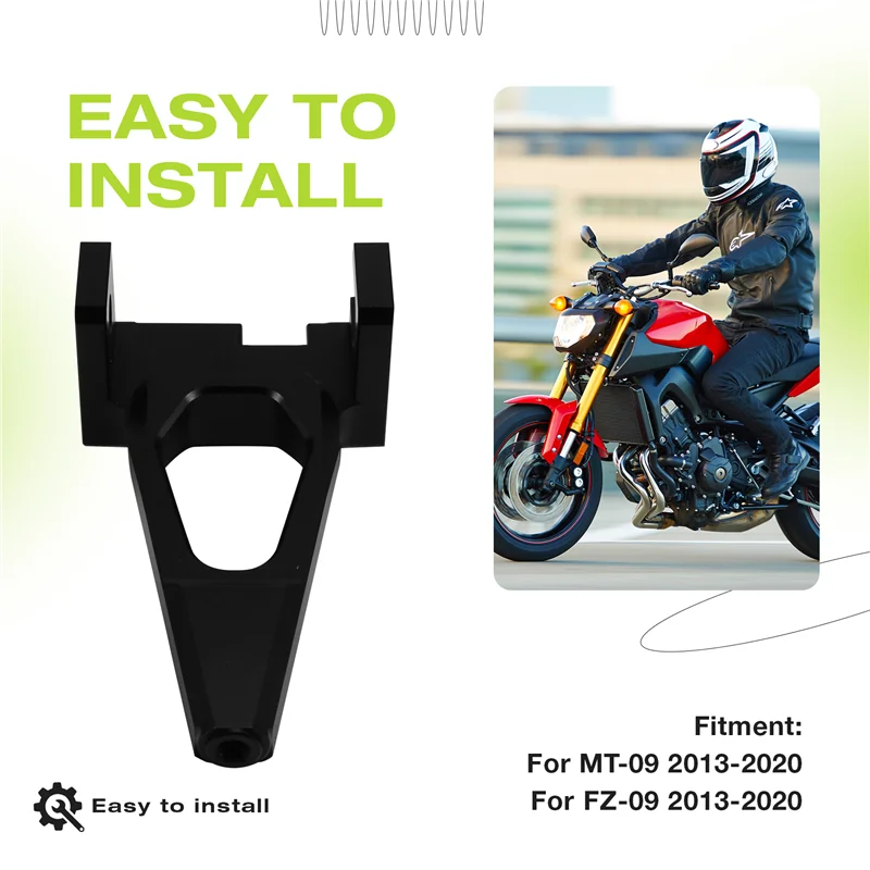 

Well-Steering Damper Stabilizer Bracket Steering Damper Bracket Steering Damper Bracket For Yamaha MT09