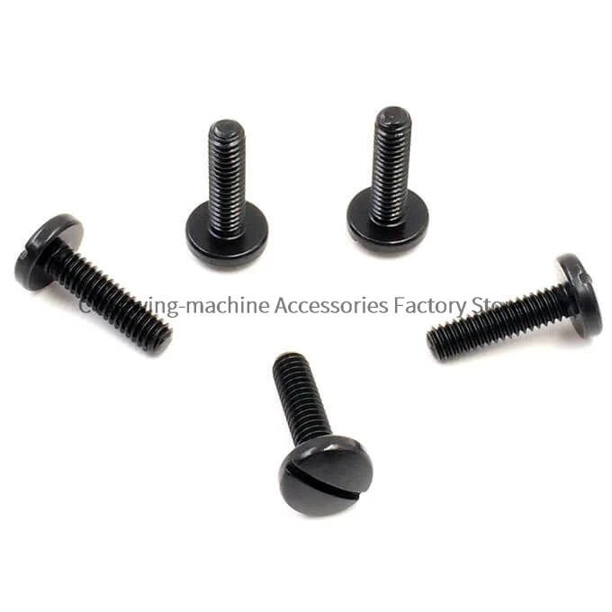 10PCS Needle Pitch Plate Fixing Screw Pitch Number Disc Long Screws for Jack Computer Flat Lockstitch Sewing Machine