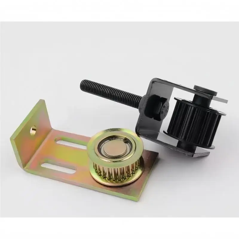 2Pcs  Elevator door machine pulley assembly synchronous driven wheel bracket 16 teeth 25 teeth car door