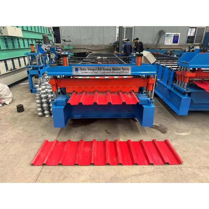 YG Customized Chile 5v Crimp Steel Roof Panel Roll Forming Machine With Cheap Cost