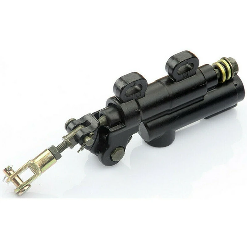 2X Universal Motorcycle Rear Hydraulic Brake Master Cylinder Pump For Yamaha Suzuki Kawasaki ATV Dirt Bike image 2