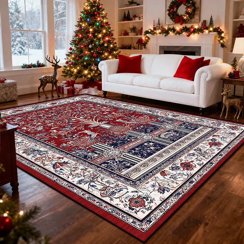 

Персидский настраиваемый ковер, роскошные ковры для украшения спальни, диван, боковые коврики для гостиной, мягкий пушистый напольный коврик для гостиной