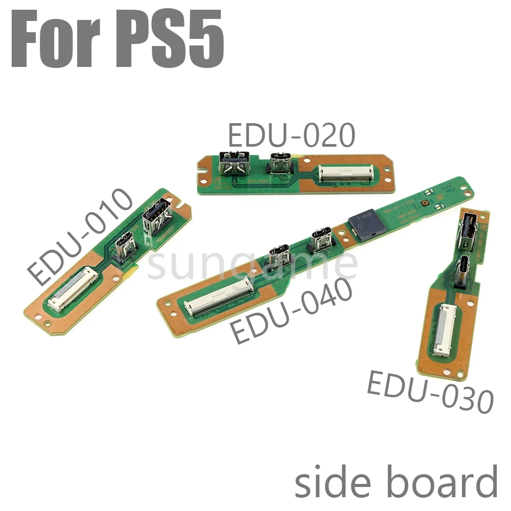 

12 шт. для PS5 1000 1100 1200 тонкая консоль USB TYPE-C/A боковая плата переключателя световая плата EDU-010 020 030 EDF-040 Запчасти