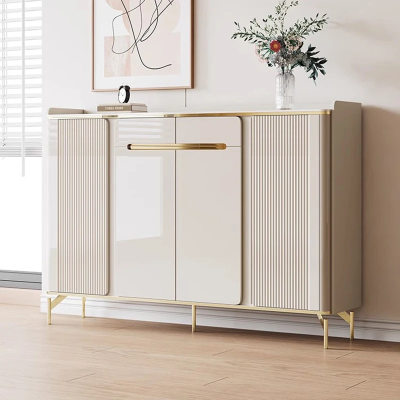 Design Neutral Living Room Cabinets Luxury European Modern Elegant Living Room Cabinets Beauty Storage Szafka Vintage Furniture