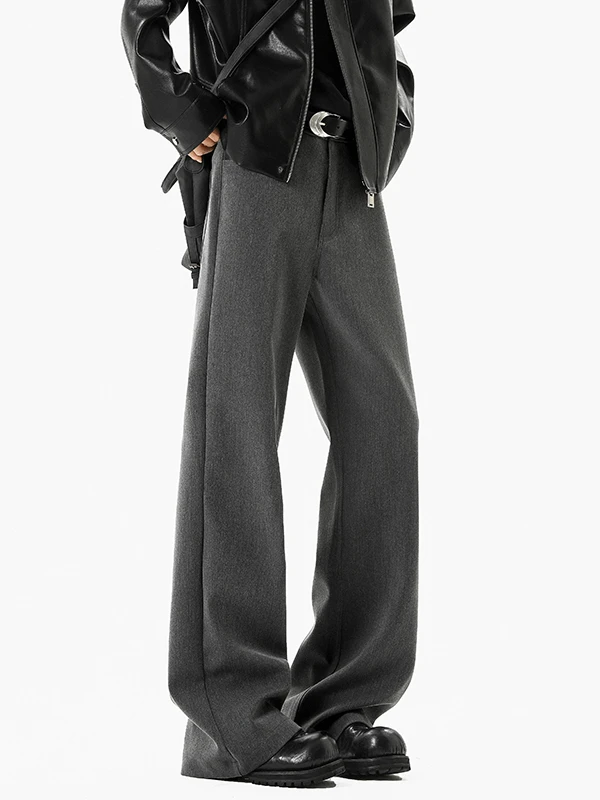 

Мужские джинсы American Sle с высокой талией, широкими штанинами и эффектом похудения, повседневные брюки прямого кроя, весенняя мода