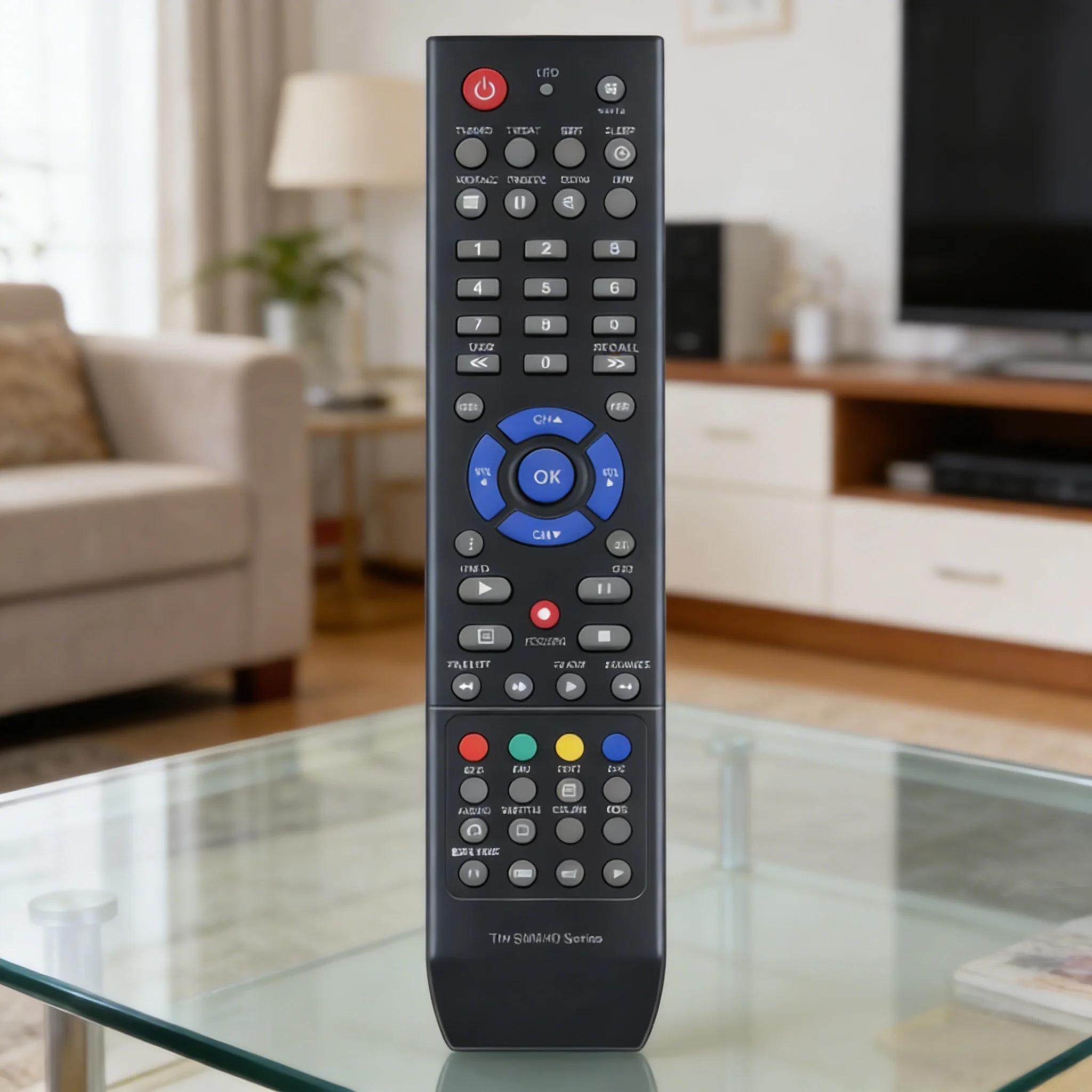 

TM-5000HD Replacement TV Remote Control for Technomate TM-5402HD M3 CI Super+ Receiver