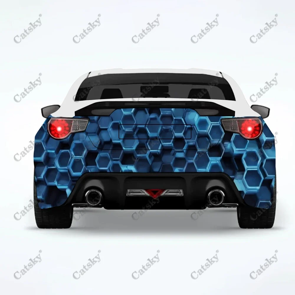 honeycomb Car sticker rear auto package graphic appearance pain car custom decorative pattern accessories decal sticker