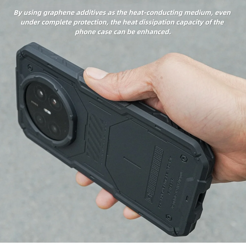 

FATBEAR Tactical Military Grade Shockproof Armor Protective Case Cover for HUAWEI Mate 70 Air Graphene Heat Dissipation