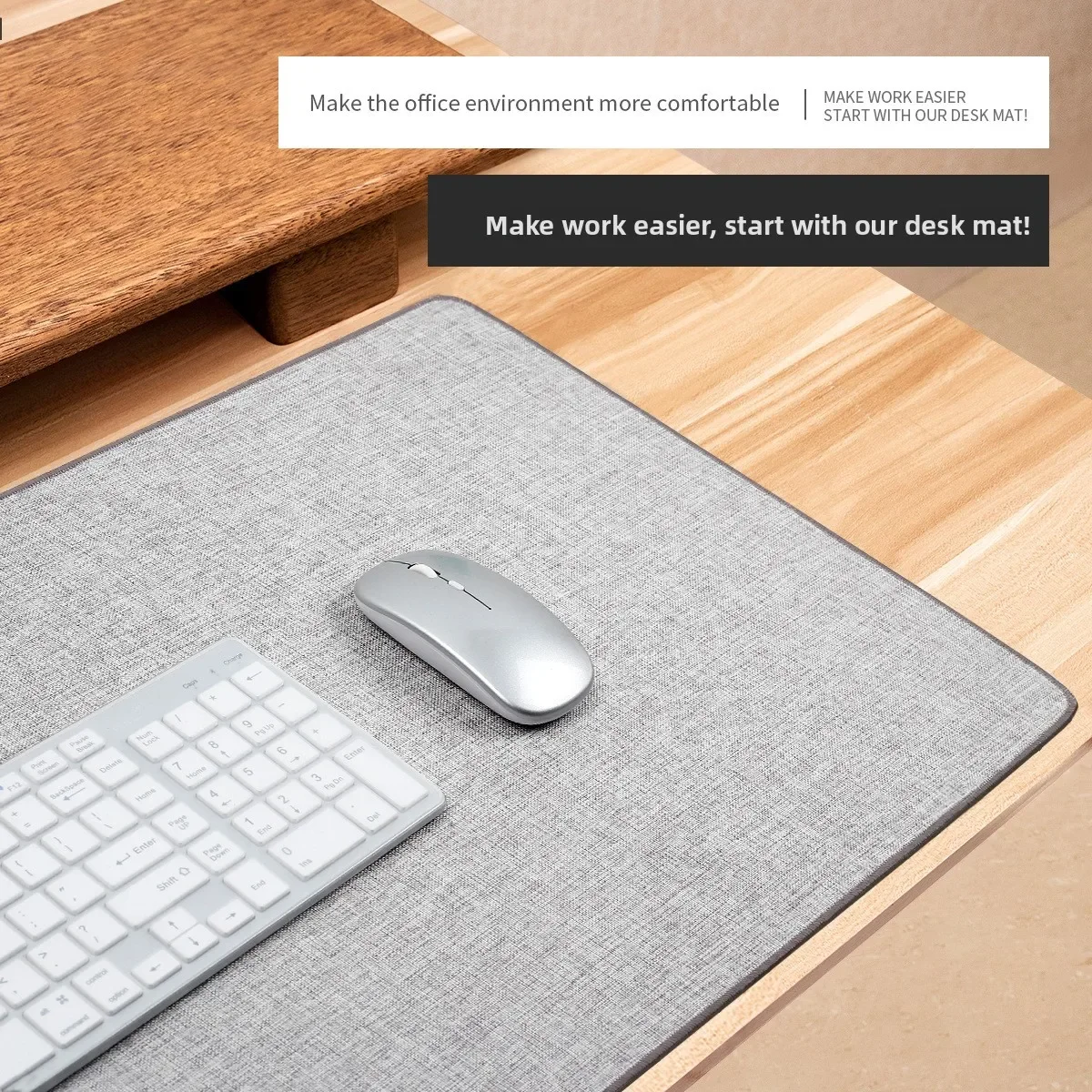 

Gaming Mouse Pad Cotton and Linen Rubber XXL Mouse Mat Large Desk Mat Gaming PC Desk Mat Keyboard Pad Computer Desk Pad