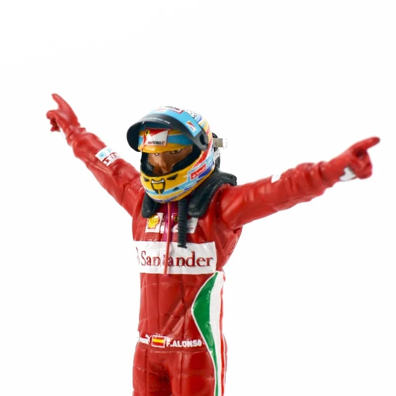 1:18 Scale 1Pcs Resin Model Scene Accessory Spain Winning Racing Vehicle Driver Racer Action Figure Collection Display Toys Fans