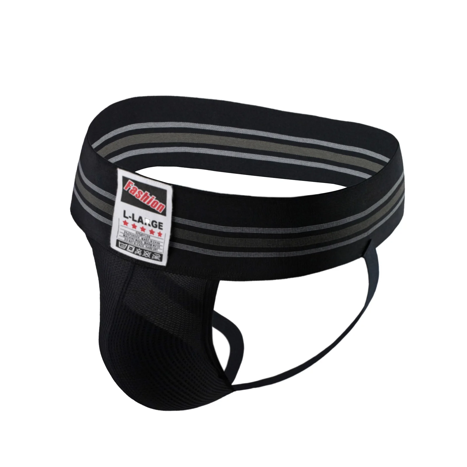 Men Jockstrap Athletic Supporter Workout Jock Strap Breathable Gyms Underpants Waistband Sportswear Elastic Bulge Pouch Panties