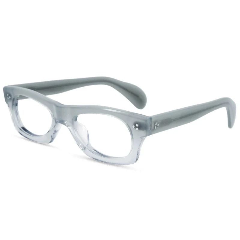 Belight 광학 빈티지 미니 둥근 모양 두꺼운 수제 아세테이트 레트로 빈티지 안경 처방 렌즈 9638