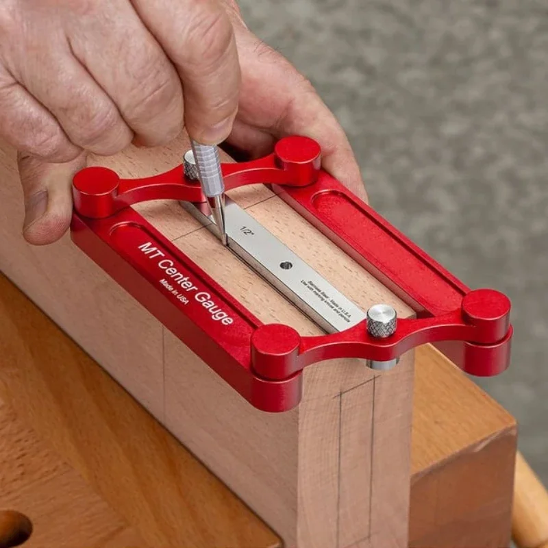 

Woodworking Straight Hole Locator &Dowel Punch - Precision Drill Guide for Dowels - Adjustable Tool for Carpentry & DIY Assembly