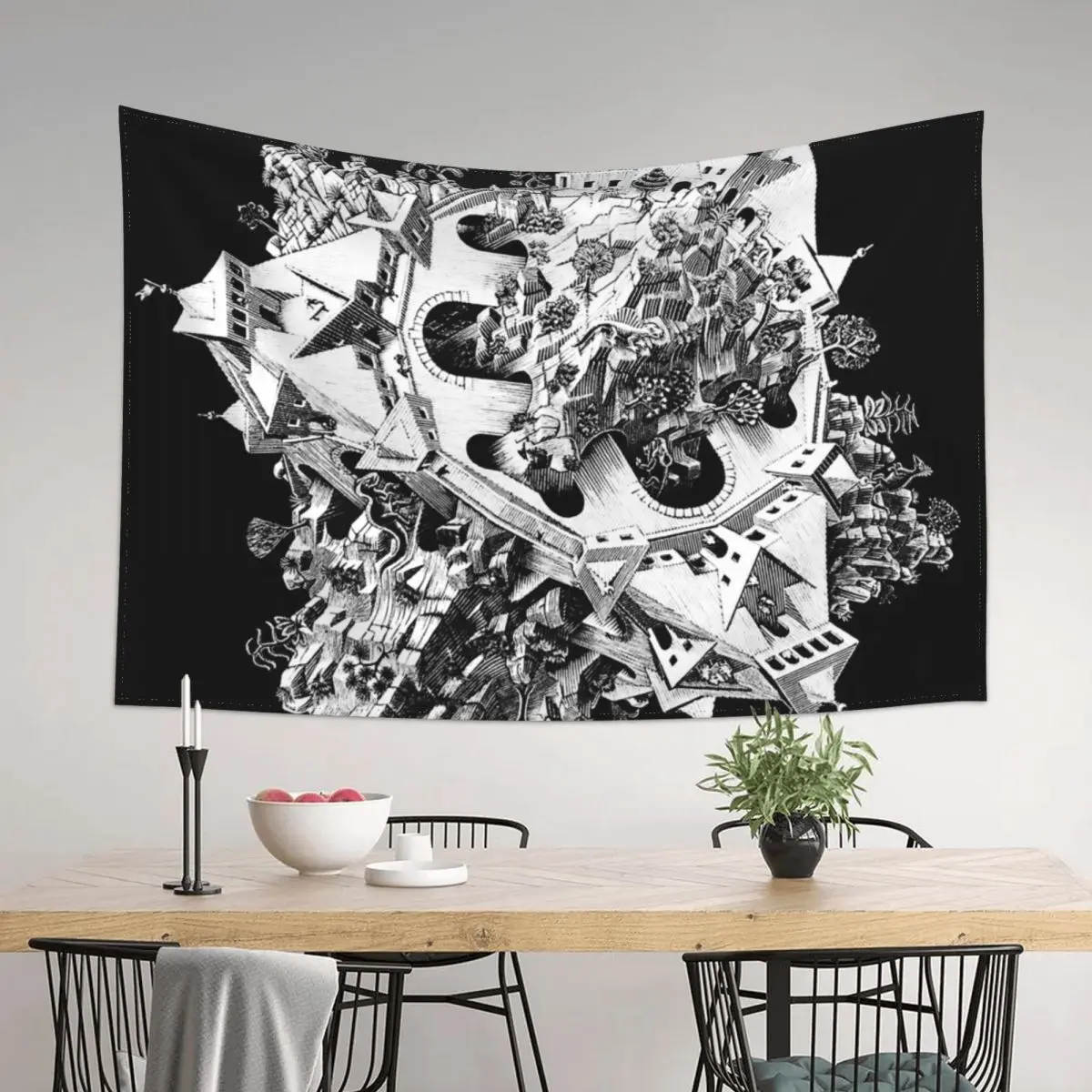 

m c escher art paintings Tapestry Decoration Pictures Room Wall Bedrooms Decorations Decorative Wall Cute Decor Tapestry