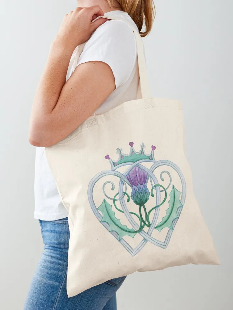 

Luckenbooth Tote Bag Women's tote bag Big bag women custom fabric eco folding