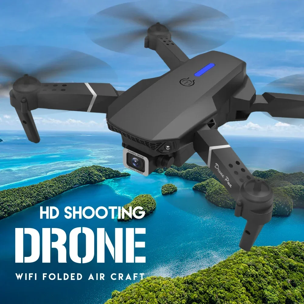 For Xiaomi E88 Pro Drone 5G FPV With Wide Angle HD Camera Obstacle Avoidance Height Hold RC Foldable Drone for Adult Child Toys