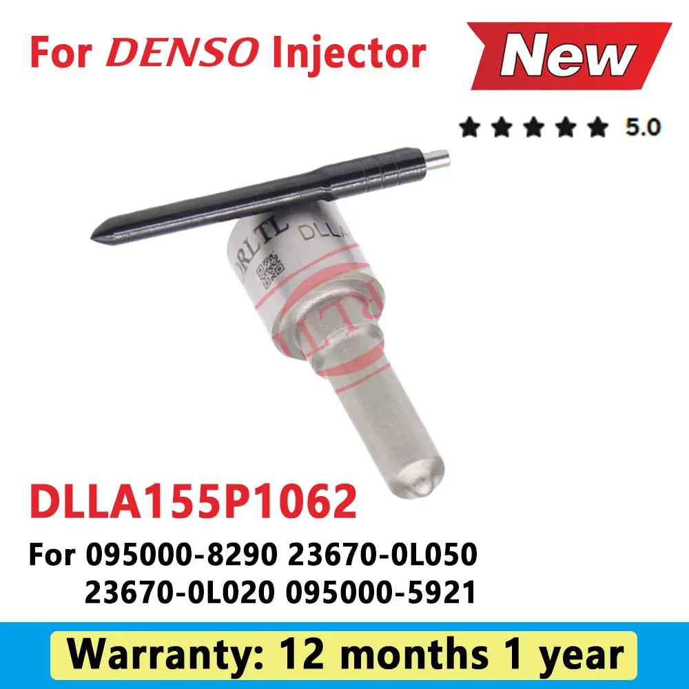 DLLA155P1062 New Injector Nozzle DLLA 155 P 1062 Injection Sprayer DLLA 155P 1062 23670-0L020 095000-8290 23670-0L050 For TOYOTA