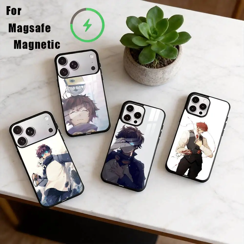 

Blood Blockade Battlefront Phone Case Magnetic with Magsafe Wireless Charging For iPhone17,16,15,14,13,12,11 Plus,Pro