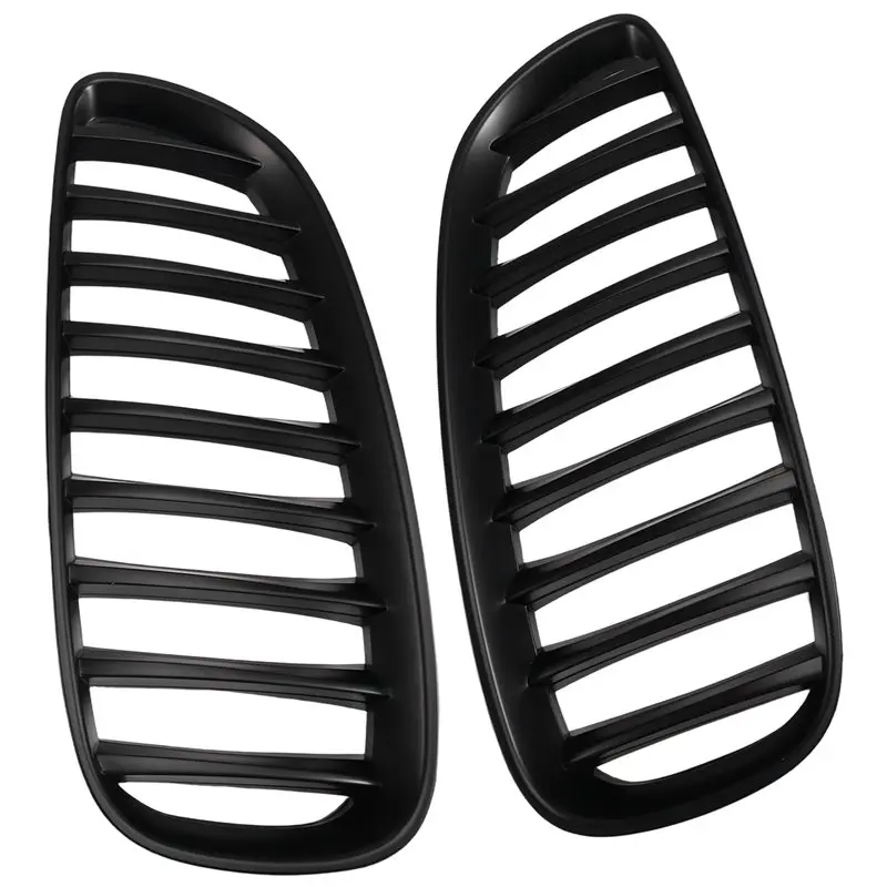 フロントフードグリル-bmw-z4-e89-2009-2016-51137181547-51137181548-レーシングスタイル-キドニーグリル-交換部品-マットブラック