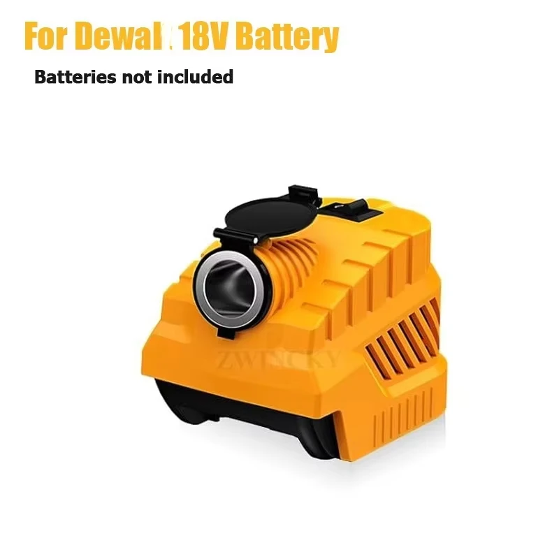 Car/Vehicle Refrigerator Power Supply for Milwaukee/Dewal/Makita，18V Battery Cigarette Lighter Interface DC 12V Buck Converter