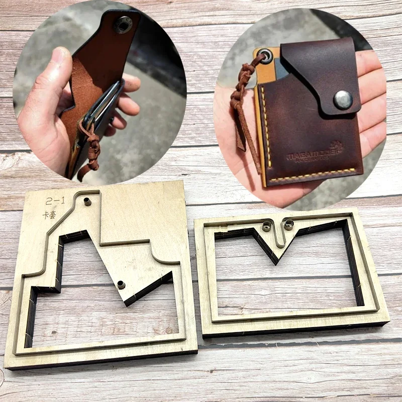 New Japan Steel Blade Wooden Die Creative card bag cutting Clamshell card bag