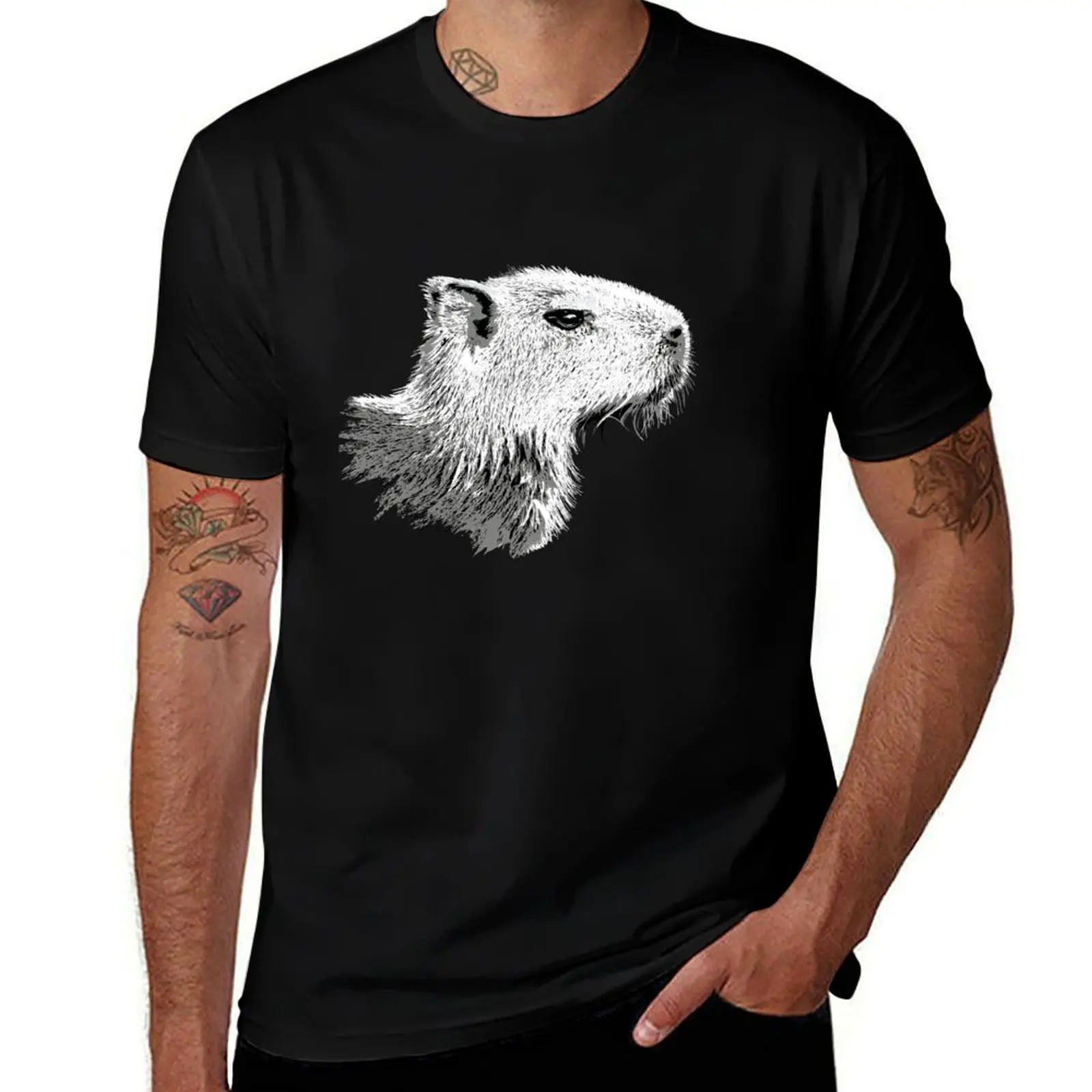 shirt t shirt man T-Shirt Capybara for shirts man t cotton man cotton t T-Shirt