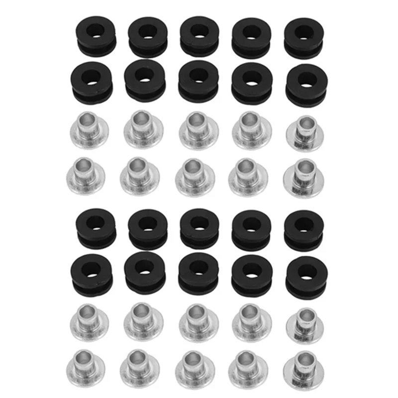 

AS-20Pcs Motorcycle Rubber Grommets For Honda For For Suzuki For Kawasaki Fairings