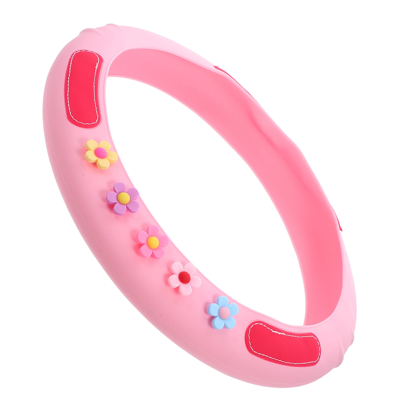 

Silicone Steering Wheel Cover Anti-slip Car Elastic Protector Cars Auto Sleeves Cartoon Handle