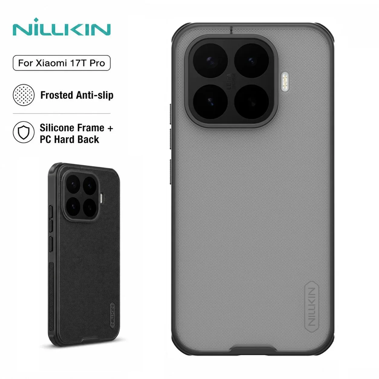 Case For Xiaomi 17T / 17T Pro NILLKIN Frosted Shield Pro TPU PC Hard Cover
