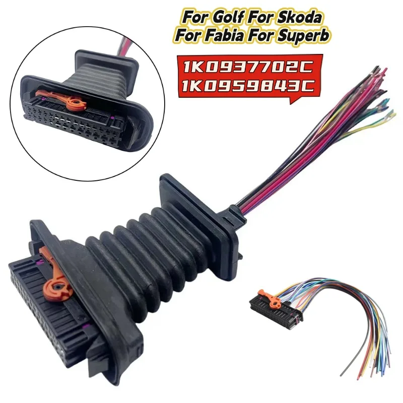 1K0937702C 1K0959843C Door Cable Repair Set Door Link Wiring Harness For Golf For Skoda For Fabia For Superb Car Electronics
