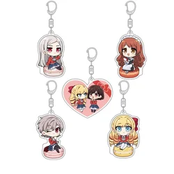 Loen Anime Store I`m in Love with the Villainess Claire & Rae Mana Acrylic HD Figure Keychain Decor Pendant Collection About6cm