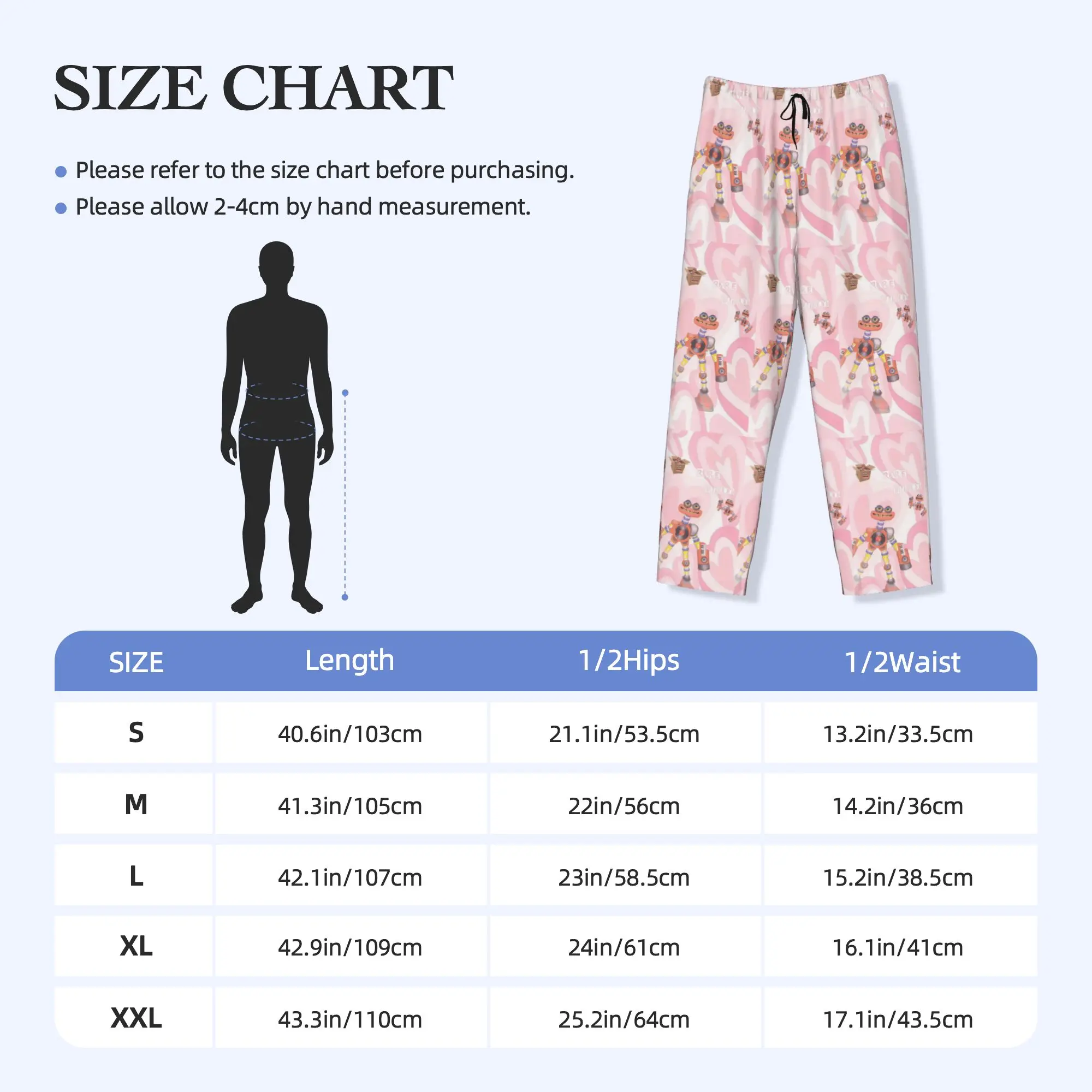 Custom Print Men My S-Singing Cartoon Monsters Pajama Pants Video Games Sleepwear Sleep Lounge Bottoms with Pockets - view 5