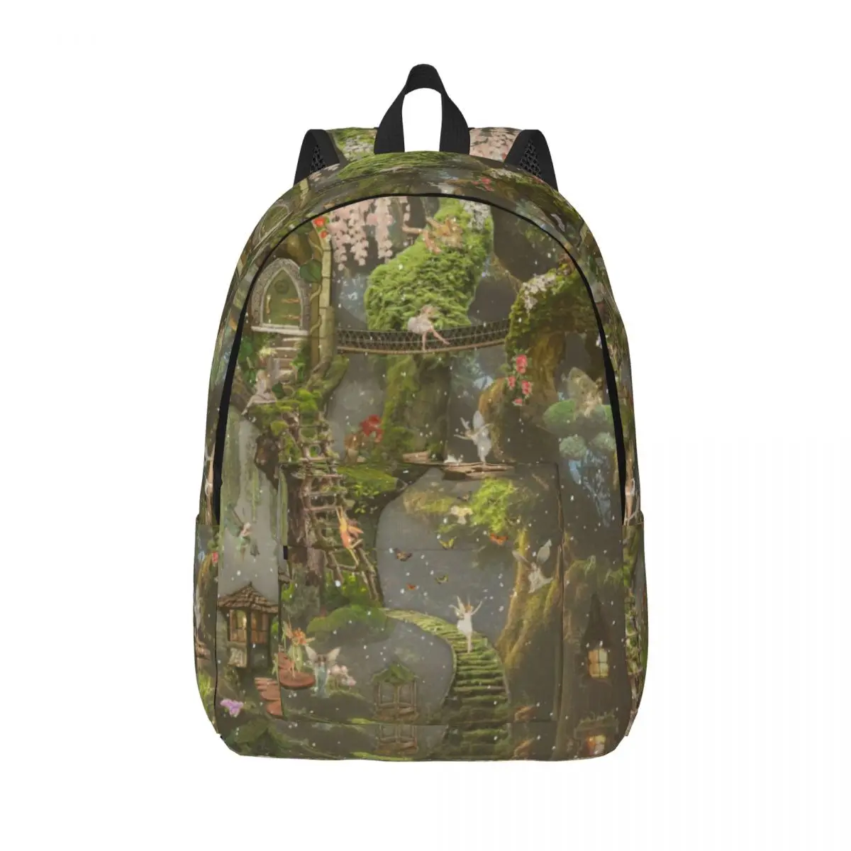 

Custom Tinkerbell Travel Canvas Backpack Women Men School Laptop Bookbag College Student Daypack Bags