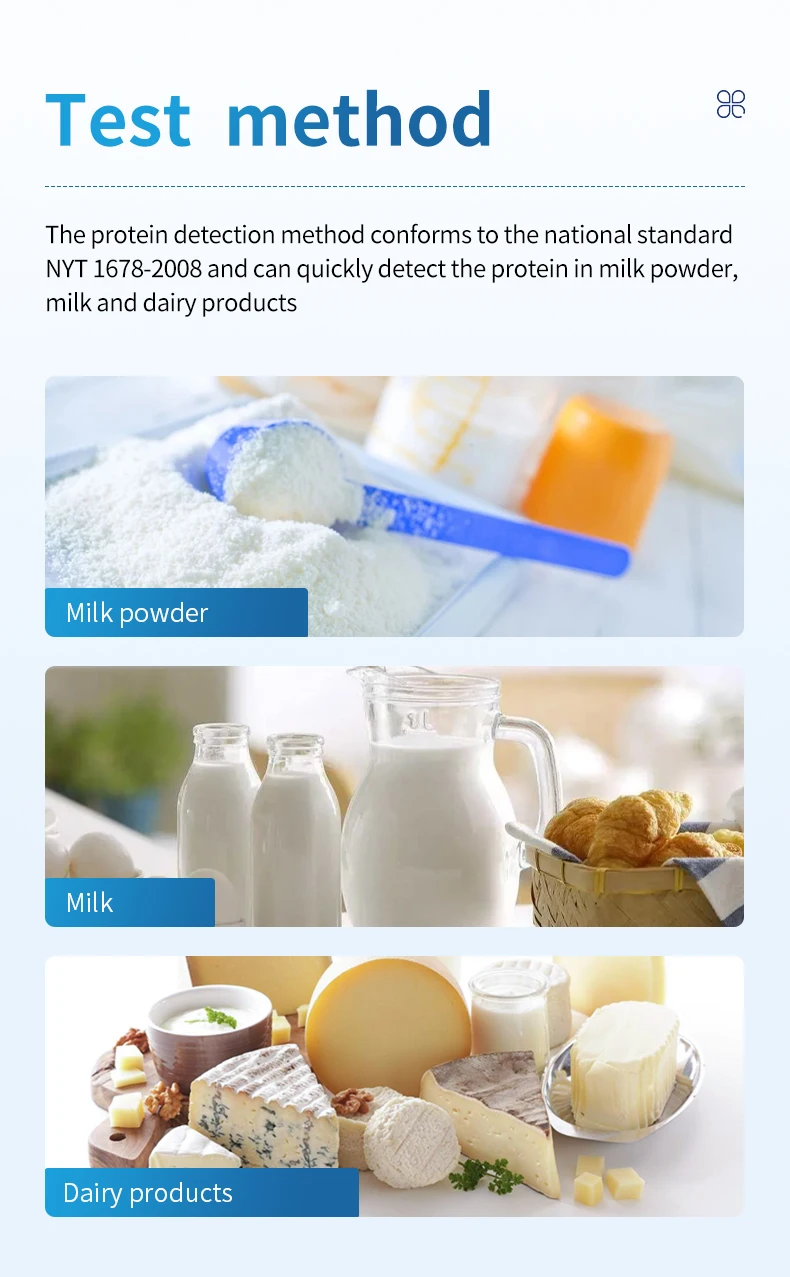 

Milk Powder Protein Tester Rapid Food Content Tester Equipment for Testing in Milk Powder and Other Foods YP-Z12