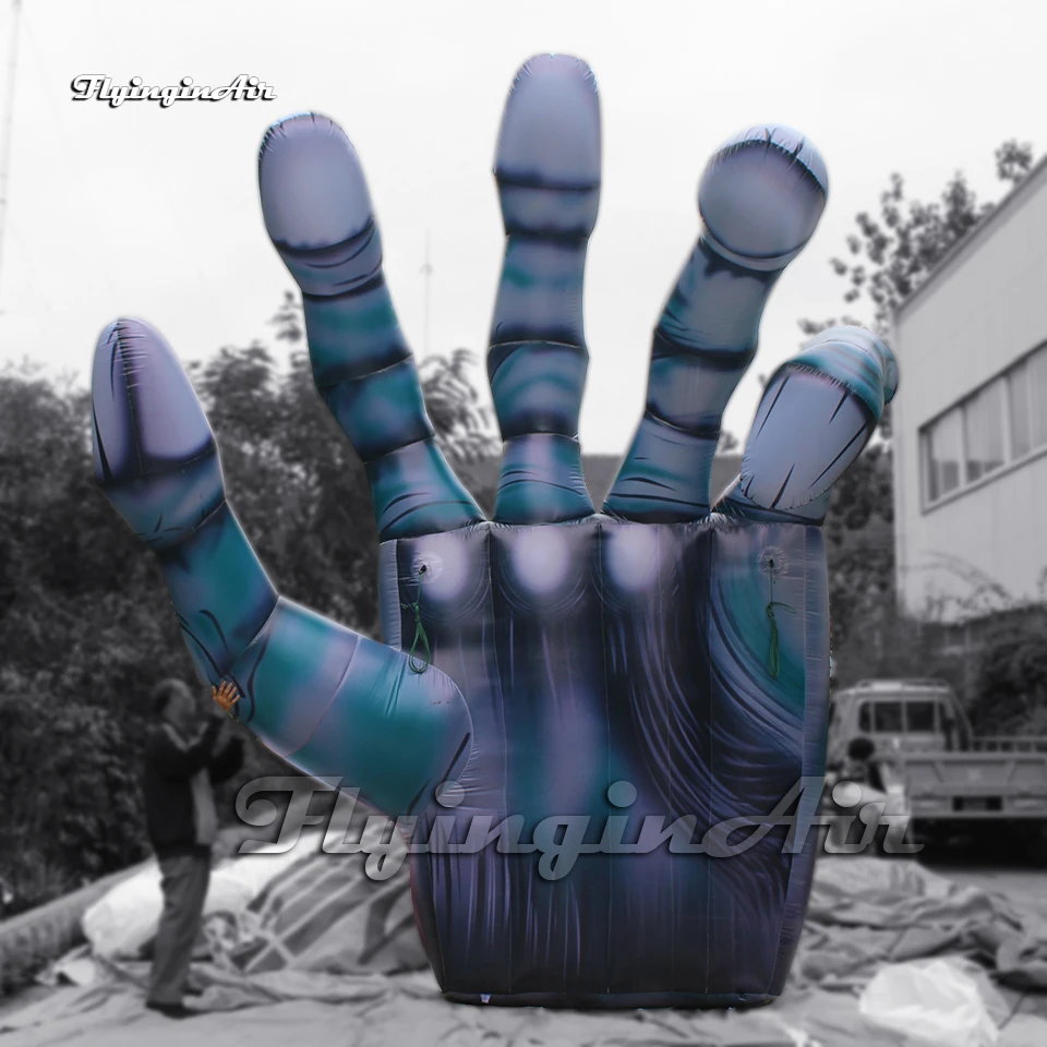 

4m Customized Hanging Giant Inflatable Hand For Carnival Stage Decoration