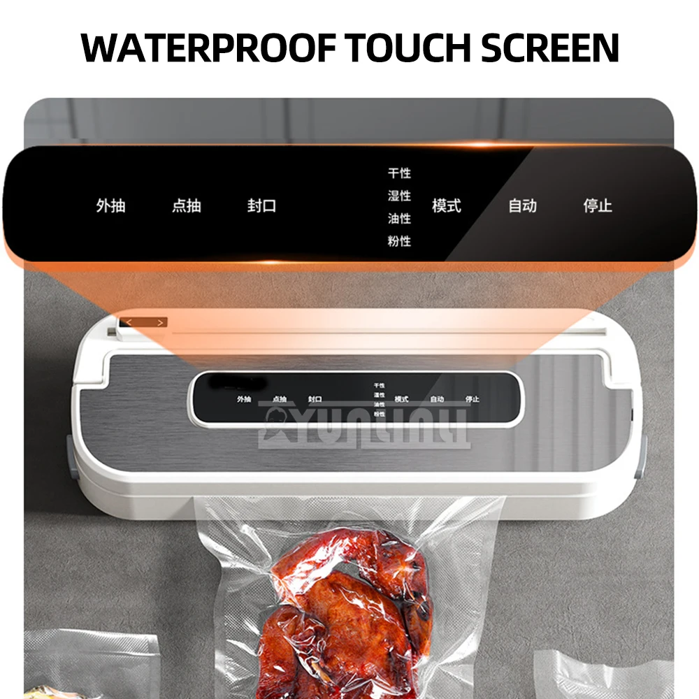 Vacuum Packaging Machine Touch Food Vacuum Sealer Household Food Storage Sealing Machine