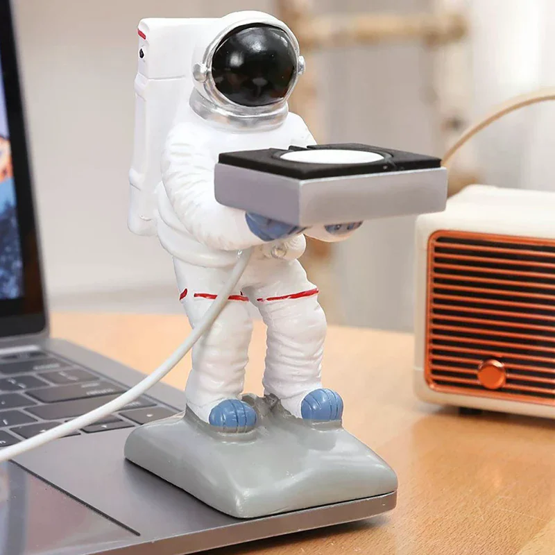 /HTF/Watch Holder Household Jewelry Display Organizer Spaceman Table Watch Stand For Charging Rack Support Watches Astronaut