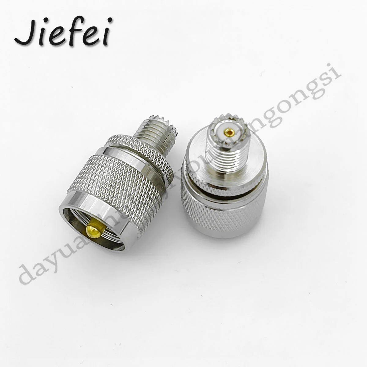 

50PCS brass UHF Adapter PL-259 UHF Plug Jack Male To Mini UHF Female Jack RF adapter New