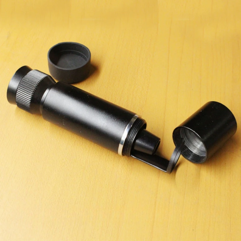 50X Portable Microscope Jeweler Magnifier Compact Blue Coated Handheld Magnifying Loupe for Jewelry Identification