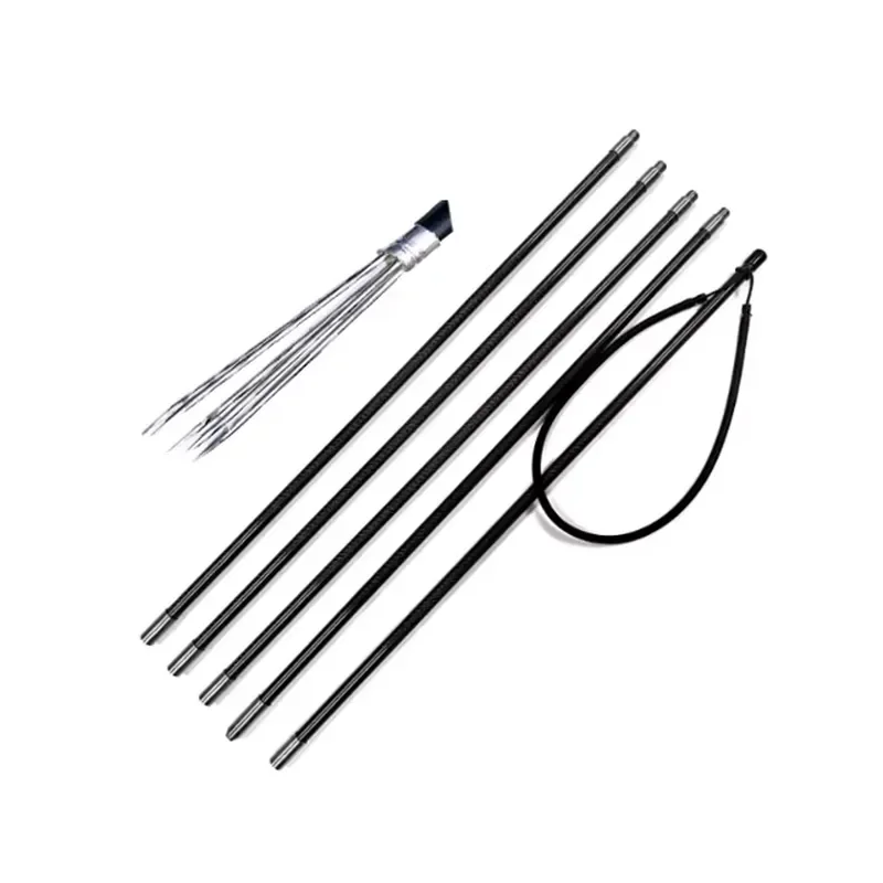 Lightweight carbon fiber rod spear for spear diving and fishing functions - Lightweight carbon rod